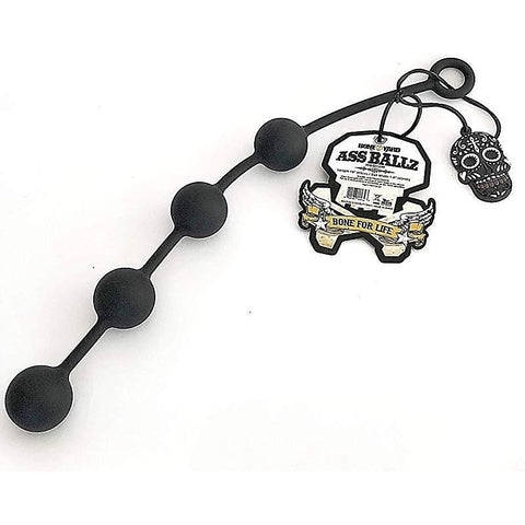 Ass Ballz Silicone Anal Beads By Boneyard - Anal Beads and Balls