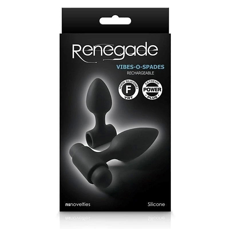 Renegade Dual-Size Anal Pleasure Kit - Silicone Plugs and Rechargeable Vibrator - Butt Plugs