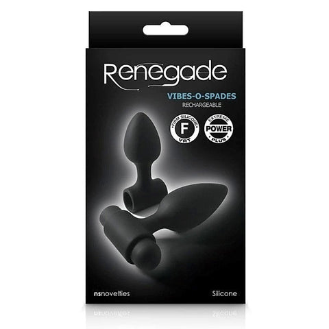 Renegade Dual-Size Anal Pleasure Kit - Silicone Plugs and Rechargeable Vibrator - Butt Plugs