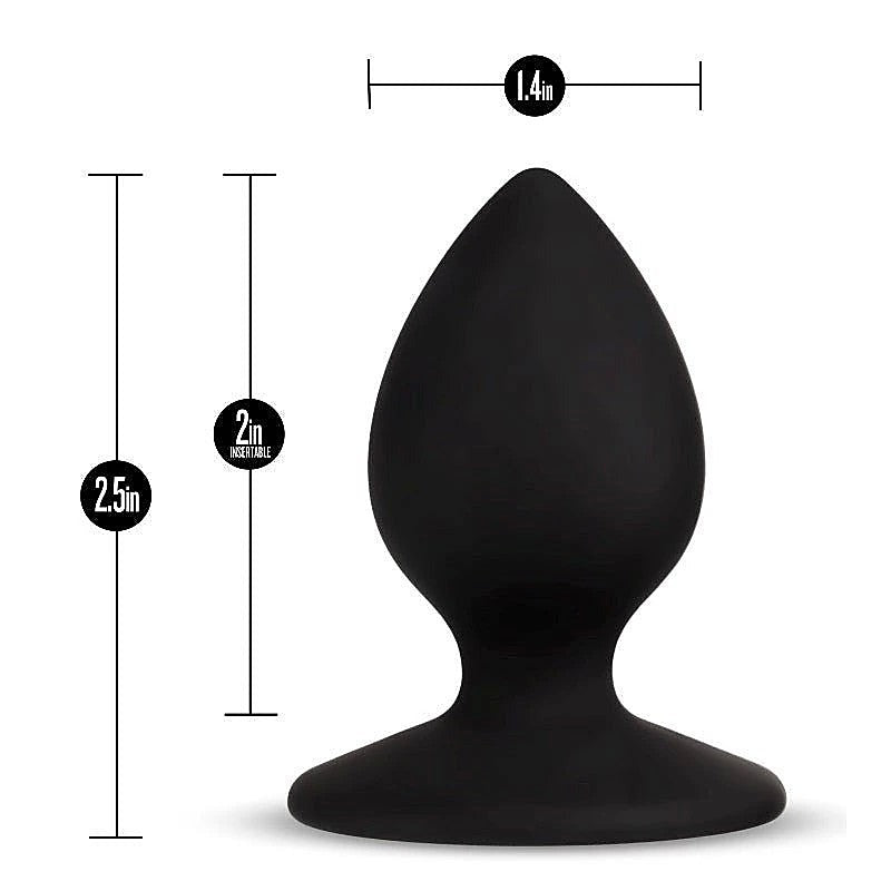 Temptasia Slave Plug Black By Blush Novelties - Butt Plugs