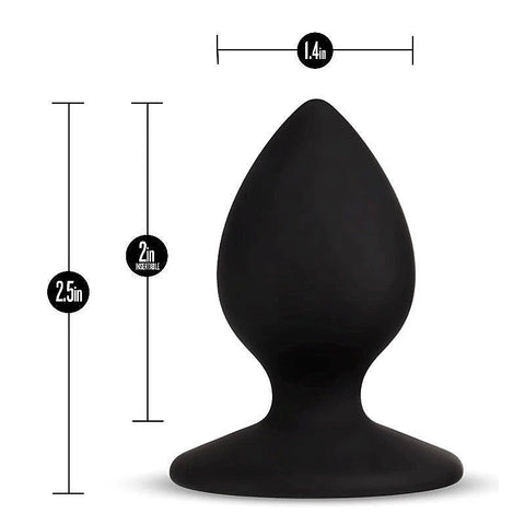 Temptasia Slave Plug Black By Blush Novelties - Butt Plugs