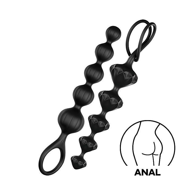 Beginners And Anal Training Beads By Satisfyer - Anal Beads and Balls