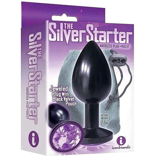 The 9's Silver Starter Anodized Plug - Butt Plugs