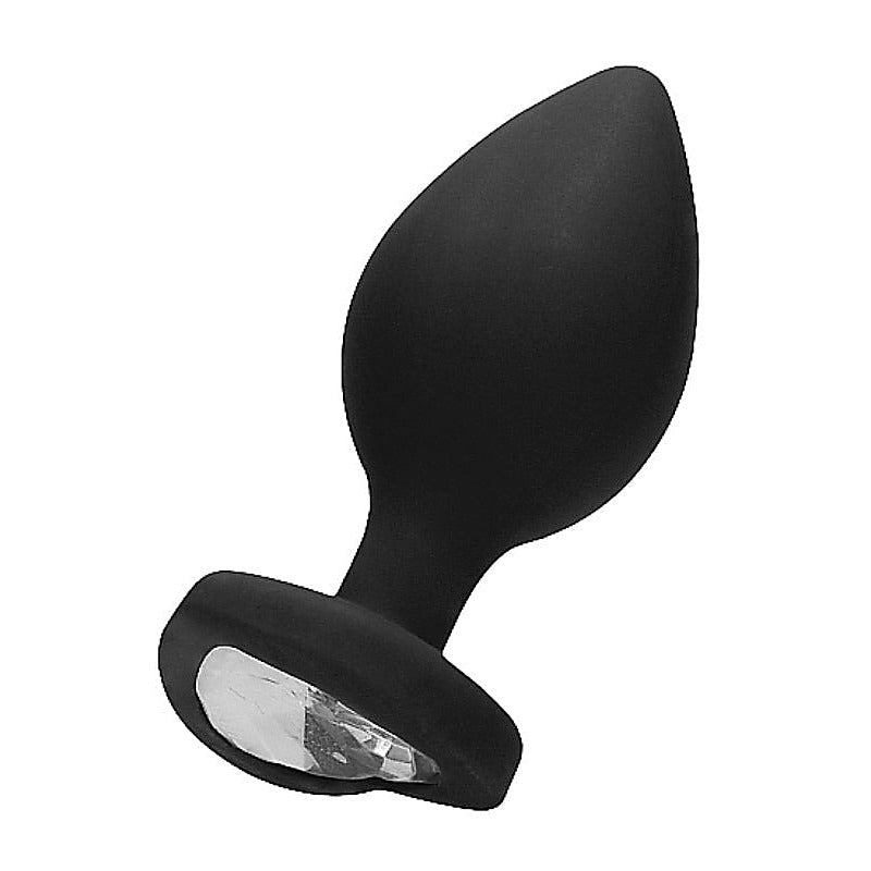 Ouch! Diamond Heart Butt Plug Extra Large By Shots Toys - Breast and Nipple Toys