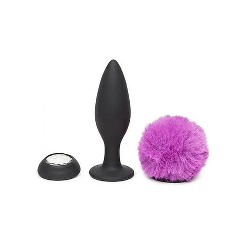Happy Rabbit Rechargeable Vibrating Bunny Tail Butt Plug