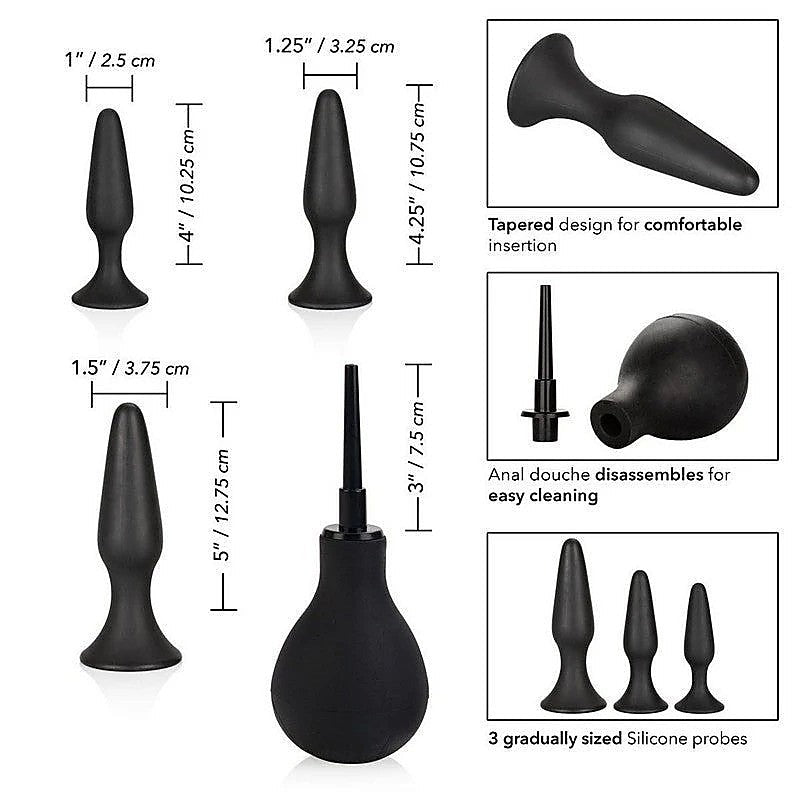 California Exotics Ultimate Anal Play Set Toy Kit - Butt Plugs