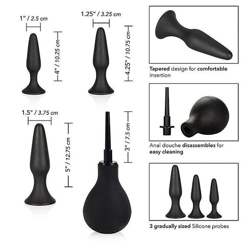 California Exotics Ultimate Anal Play Set Toy Kit - Butt Plugs