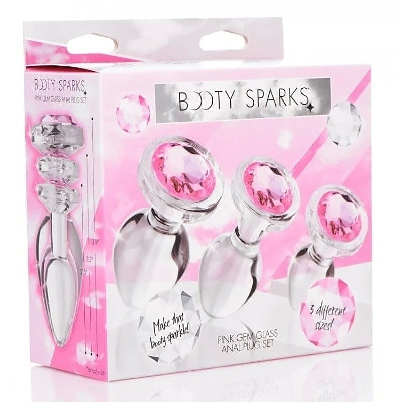 Crystal Clear Glass Anal Plug By Xr Brands - Butt Plugs
