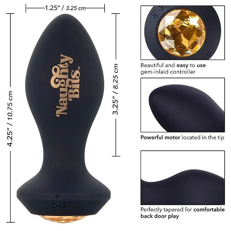 Naughty Bits Shake Your Ass Vibrating Anal Plug - Anal Vibrators