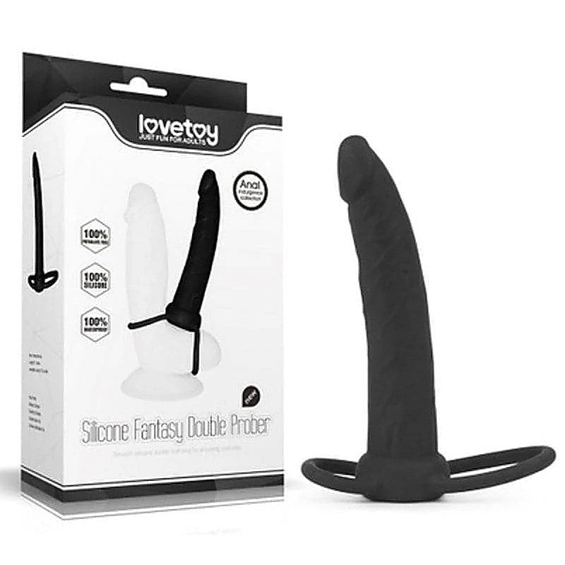 Anal Indulgence Silicone Fantasy Double Prober - Anal Dildos