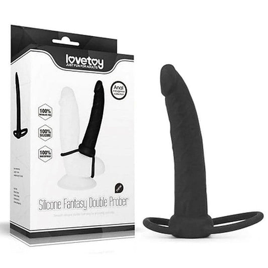 Anal Indulgence Silicone Fantasy Double Prober By Lovetoy - Anal Dildos