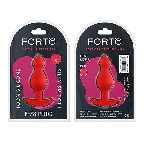 Forto F-78 Pointee Plug Red