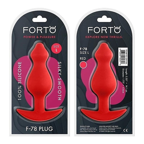 Forto F-78 Pointee Plug Red