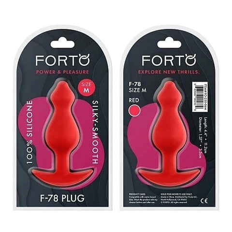Forto F-78 Pointee Plug Red