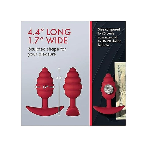 Forto F-83 Premium Silicone Honey Dipper Plug - Explore New Heights - Butt Plugs