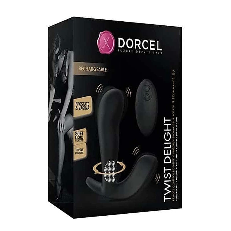 Dual-Spot Rotating Pleasure Vibrator By Marc Dorcel - Prostate Toys