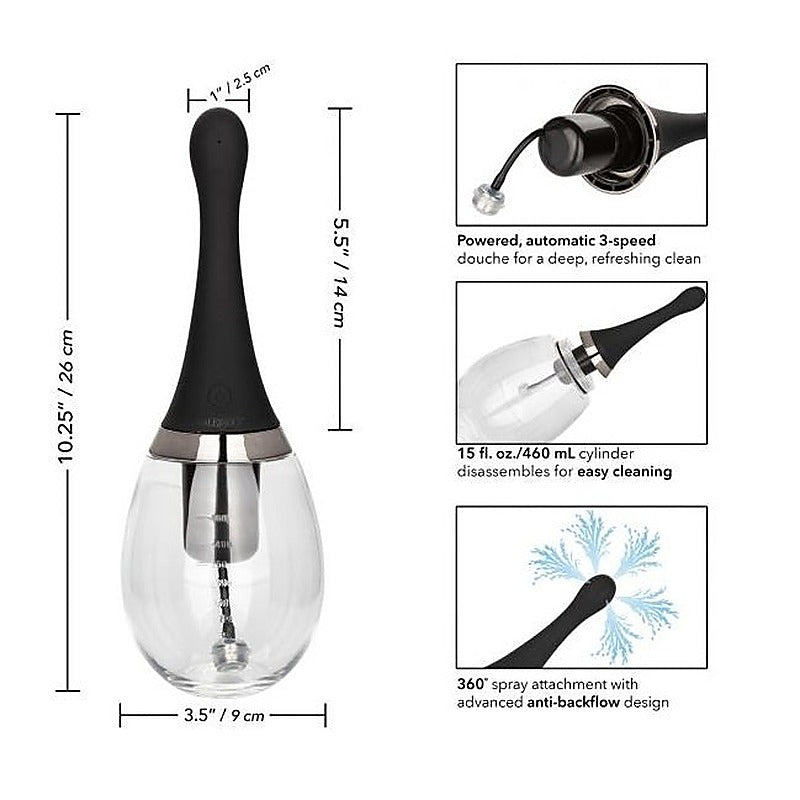 CalExotics Executive Rechargeable Auto Douche - Anal Cleansing