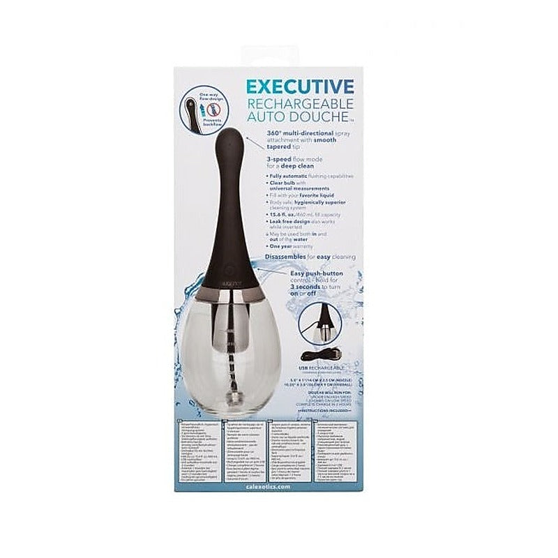 CalExotics Executive Rechargeable Auto Douche - Anal Cleansing