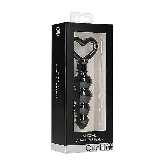 Premium Ouch! Anal Love Beads By Shots Toys - Anal Beads and Balls
