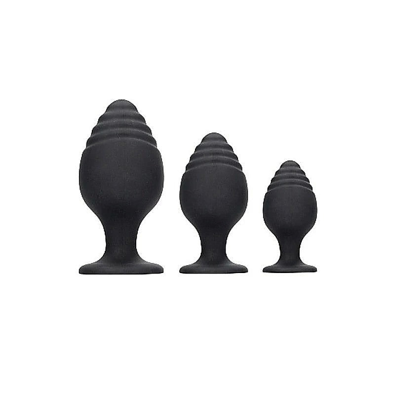 Rippled Pleasure Plug by Shots Toys - Butt Plugs
