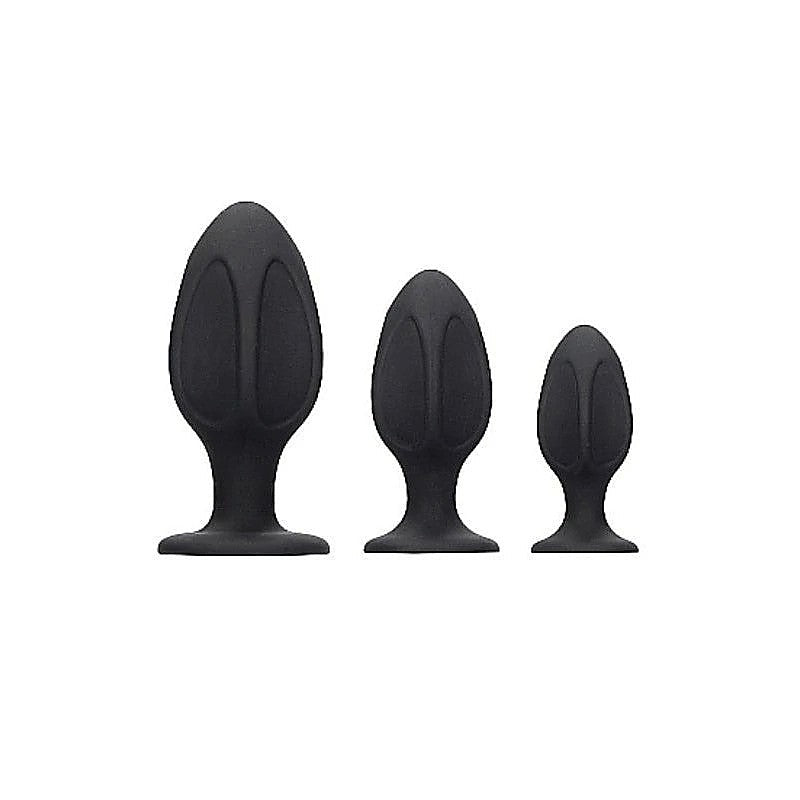 Ouch! Diamond Shape Plug Set By Shots Toys - Butt Plugs