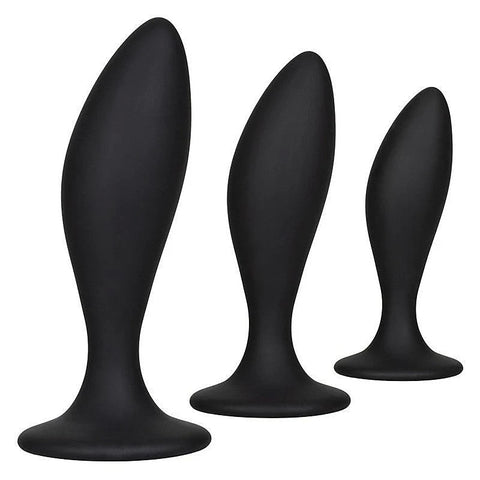 Silicone Curve Anal Plug Kit By California Exotics - Butt Plugs