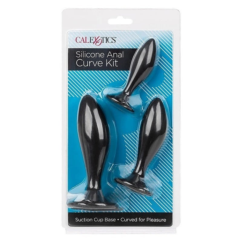 Silicone Curve Anal Plug Kit By California Exotics - Butt Plugs