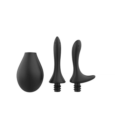 Anal Douche Set Black by Nexus Sex Toys - Anal Cleansing