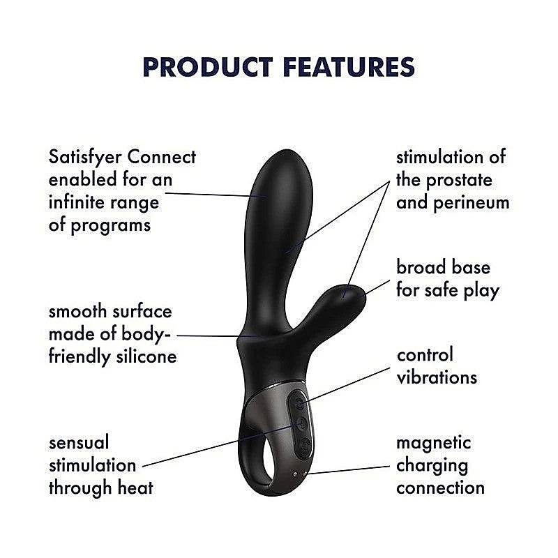 Satisfyer Heat Climax+ App Control Anal Vibe by Satisfyer - Prostate Toys
