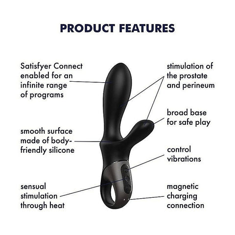 Satisfyer Heat Climax+ App Control Anal Vibe by Satisfyer - Prostate Toys