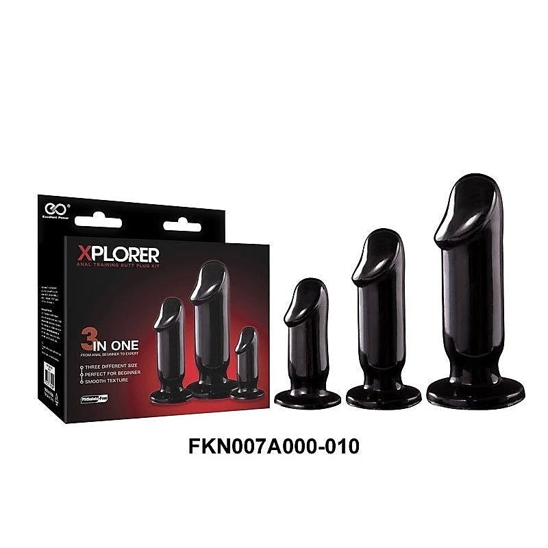 Xplorer Anal Training Cock Plug Kit By Nanma Corporation - Butt Plugs