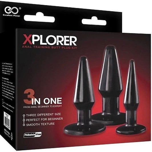 Xplorer Anal Training Butt Plug Kit By Nanma Corporation - Butt Plugs