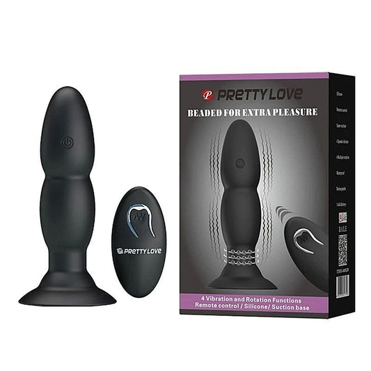 Pleasure Unleashed - Beaded Remote Anal Vibrator - Anal Vibrators