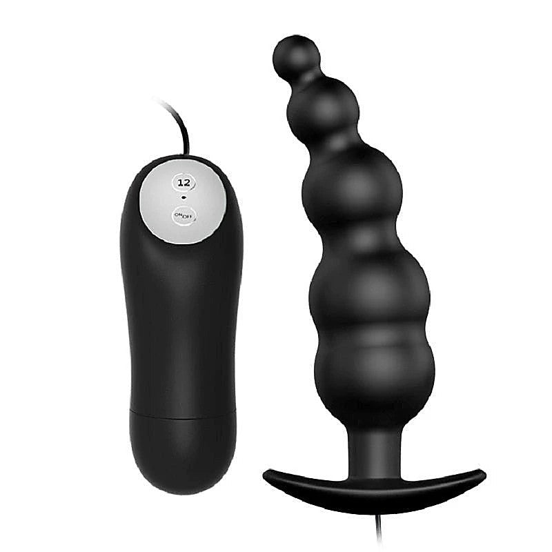 Pretty Love Curved Beads Anal Vibrator - Butt Plugs