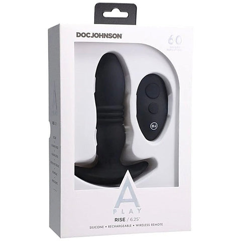 A-Play Rise Rechargeable Silicone Anal Plug By Doc Johnson - Prostate Toys