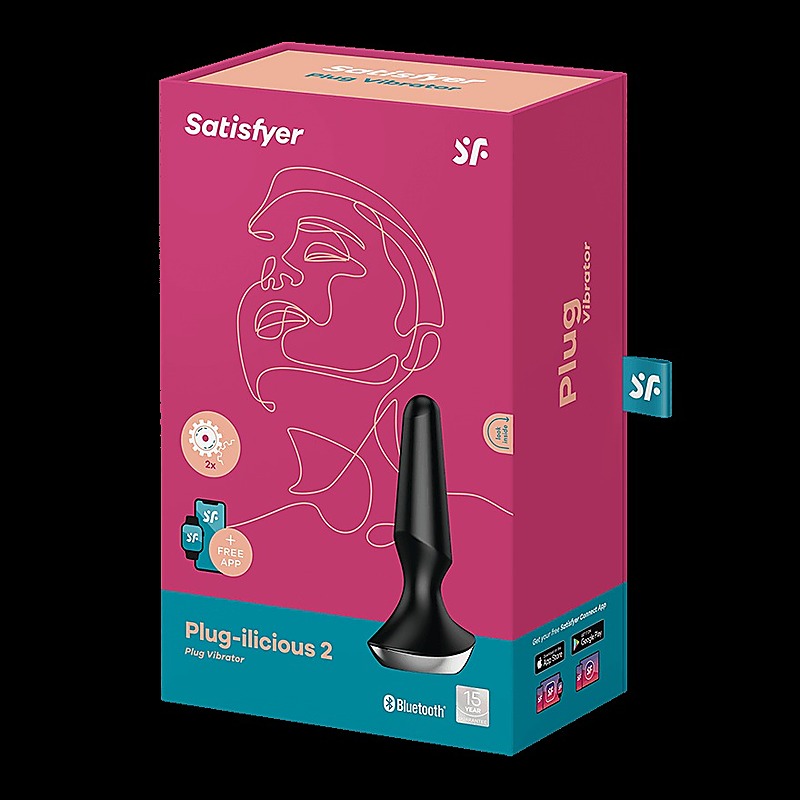 Plug-Ilicious 2 App Controlled Vibrating Anal Plug - Body Wands