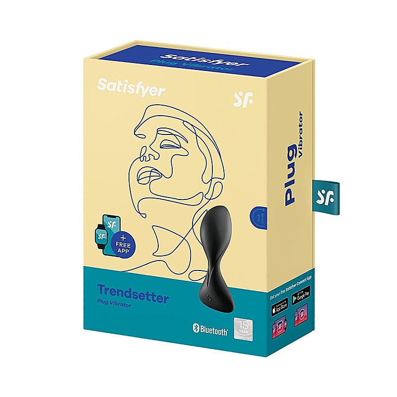 Trendsetter App Connected Vibrating Butt Plug By Satisfyer - Rabbit Vibrators
