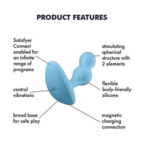 Deep Diver App Controlled Vibrating Butt Plug By Satisfyer - Butt Plugs