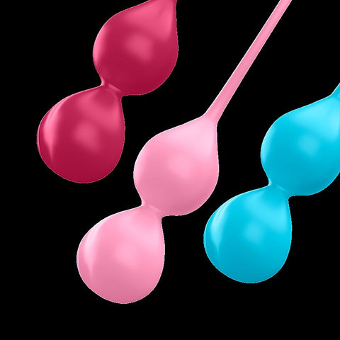 V Balls Orgasm Training Set By Satisfyer - Love Eggs and Kegel Exercisers