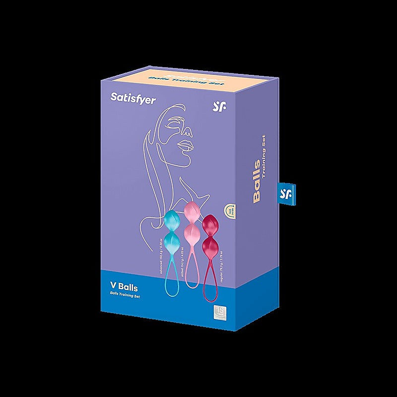 V Balls Orgasm Training Set By Satisfyer - Love Eggs and Kegel Exercisers