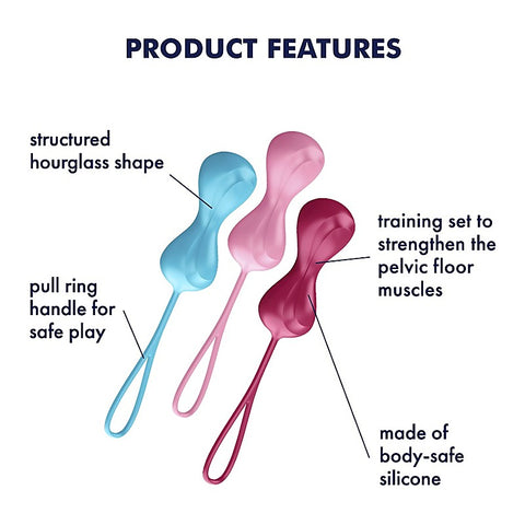 Power Balls Pelvic Floor Training By Satisfyer - Love Eggs and Kegel Exercisers