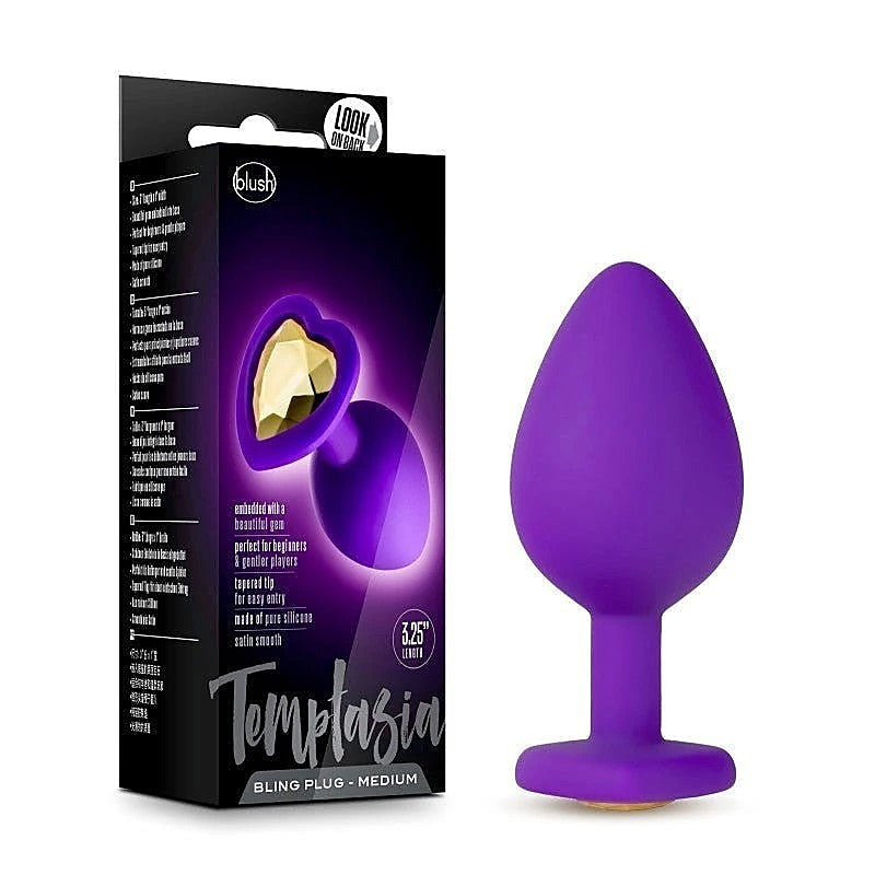 Temptasia Glamorous Booty Plug By Blush Novelties - Butt Plugs