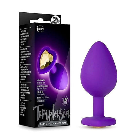 Temptasia Glamorous Booty Plug By Blush Novelties - Butt Plugs