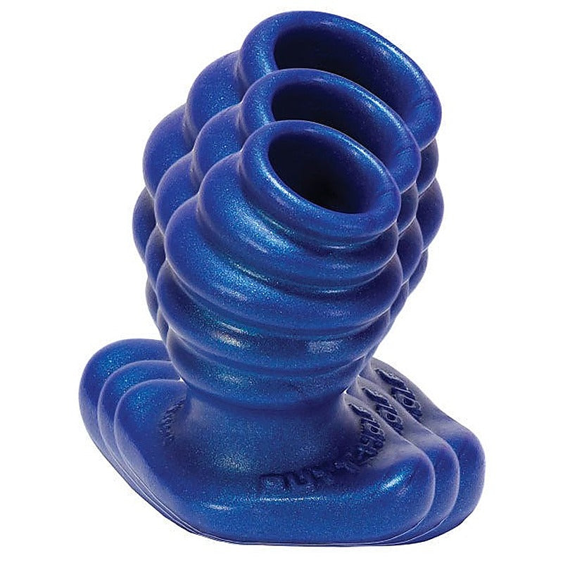 Butthole-2 Hollow Plug Medium Black By Oxballs - Butt Plugs