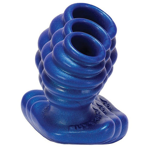Butthole-2 Hollow Plug Medium Black By Oxballs - Butt Plugs