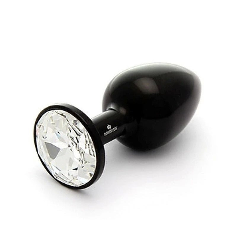 Rosebuds Alu Black M Clear by Rosebuds Jewelry - Butt Plugs