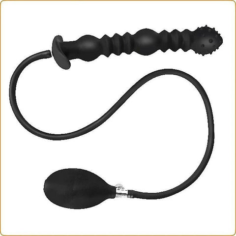 Thrusting 3 Balls Inflatable Dildo Plug By Bdstyle - Butt Plugs