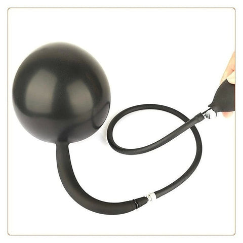Metal Ball Inside Inflatable Dildo Plug By Bdstyle - Butt Plugs