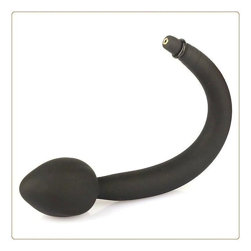 Metal Ball Inside Inflatable Dildo Plug By Bdstyle - Butt Plugs