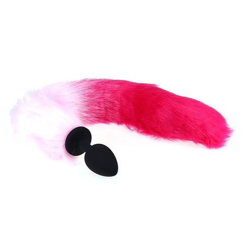 Booty Beads Black Silicone Anal Plug Medium By Bdstyle - Butt Plugs
